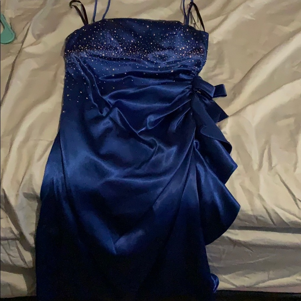 Blue dress